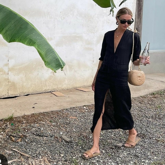 Vincent James Designs UPDATED SHIRT DRESS size Small - Picture 4 of 11